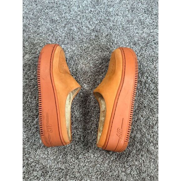 Nike Air Force 1 Lover XX Slip on Shoes Cinder Orange Womens Size 8.5 Mules - Picture 13 of 14